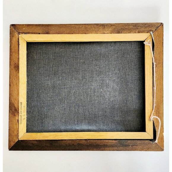 Daffy Duck Pantoja Original Signed Painting Velvet Framed c1970s 16.5x13.5" SS - Picture 6 of 6